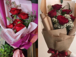 Вялые веники доставили на детский выпускной в Волгограде из модной цветочной студии