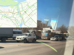 Проезд заблокировали на юге Волгограда