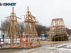 Рекордно большое чучело Масленицы в Волгограде соберут как конструктор