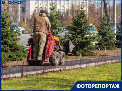 Гонки по благоустройству устроили в центре Волгограда перед визитом двух президентов