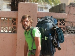 Волгоград посетил немецкий путешественник, объехавший 50 стран мира. Видео