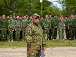 Школьников отправили на военную подготовку в Волгоградской области