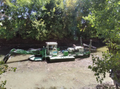 В Волгоградской области завершаются работы по расчистке русла реки Арчеда