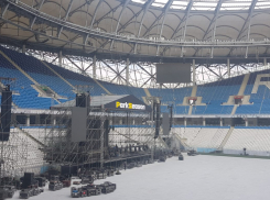 Сцену для Park Season Fest собирают на «Волгоград Арене»