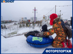 Дорвались до зимы: волгоградцы показали, как скучали по снегу