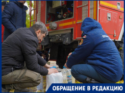 Оставшиеся без воды волгоградцы спасаются запасами с фекального ЧП