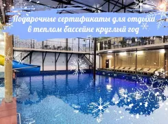 Необычный новогодний подарок предлагает волгоградцам бассейн VOLGAPOOL34