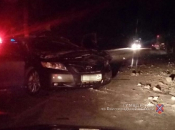 В смертельном ДТП Toyota и фуры в Волгоградской области погиб мужчина, женщина в больнице