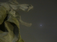 Волгоградка похвасталась, что встретила Новый год на Мамаевом кургане