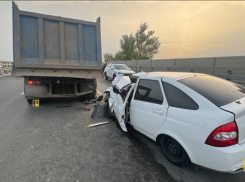 Трехмесячный и годовалый малыши пострадали в странном волгоградском ДТП со стоящим грузовиком