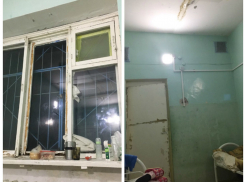 В палатах детского отделения со стен падает штукатурка, а в оконные щели дует ветер, - волгоградцы