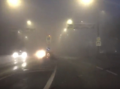 Густой туман опустился на Волгоград: водители жалуются на плохую видимость