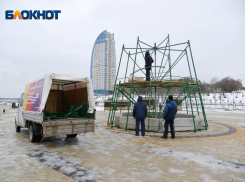 Праздник закончился: главную ель разобрали в пойме в Волгограде