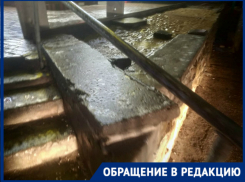 Волгоградка прокляла коммунальщиков за адски скользкое утро