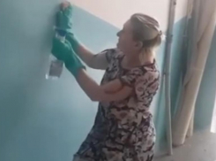 Волжанка показала на видео как сама продезинфицировала подъезд вместо УК