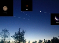 Волгоградцы увидят удивительный «поцелуй» Марса и Юпитера