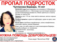 14-летнюю школьницу в камуфляжной одежде и со шрамами ищут в Волгограде