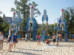 Детский «Космический» городок появился в парке Гагарина