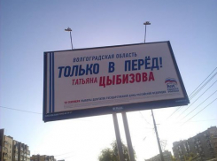 Предвыборный плакат кандидата от «Единой России» в Волгоградской области шокировал неприличной ошибкой