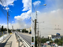 Азиатская пыльная буря заволокла Волгоград 