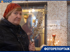 Прихожане с вербами массово стянулись к храмам в Волгограде 