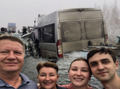 На 9-й день после гибели в ДТП семьи врачей Соловьевых сгорел микроавтобус, на котором они разбились