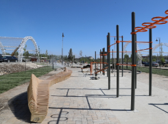 Фонтан в новом парке у подножия Мамаева кургана заработает к 9 мая