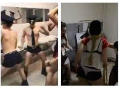 Волгоградские студентки в нижнем белье сняли пародию на танец летчиков-курсантов 