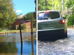 «Такие гейзеры, еще долго плавать будем»: видео из ушедшего под воду поселка в Волгограде  