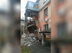 Опубликовано видео с места обрушения многоквартирного дома на юге Волгограда