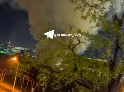 Пожар у автовокзала в Волгограде попал на видео 