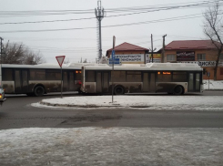 В Волгограде столкнулись два пассажирских автобуса