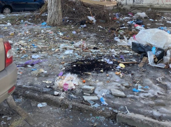 Жуткую свалку устроили под окнами МКД в Волгограде