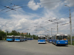 Все волгоградские троллейбусы собрали в одном депо