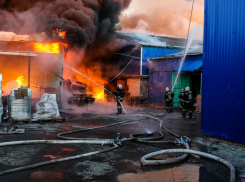 «ГАЗель» и маршрутка сгорели ночью на улице Волгограда из-за возможного поджога 