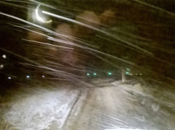 В Волгограде выпал первый снег