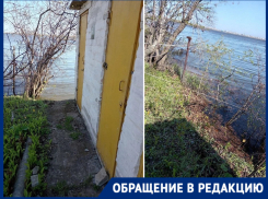 Волгоградские Мальдивы готовят для Волги фекальные подарки: сортиры висят над обрывом