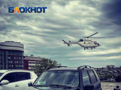 Взлет вертолета накануне крушения сняли на видео в Волгограде