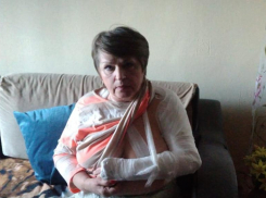 Волгоградка упала на фекальном разливе, сломав плечо