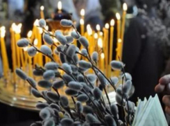 Жители Волгоградской области празднуют Вербное воскресенье 