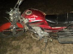 Под Волгоградом перевернулся мотоциклист без прав