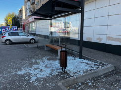 «Обрыганы разобьют через неделю»: волгоградцы предсказали будущее стеклянной остановки в Красноармейском