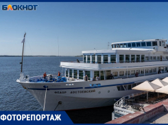 Немецкий теплоход прибыл за туристами в Волгоград