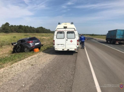 Аварию из четырёх машин собрал житель Московской области на трассе под Волгоградом