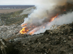 В Волгограде при пожаре на свалке погиб бездомный мужчина