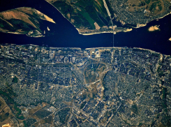 Потрясающее фото Волгограда из космоса опубликовал член экипажа МКС