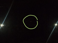 В небе над Волгоградской областью рассмотрели странный «горящий шар»