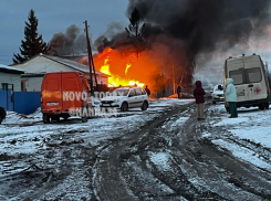 Дом под Волгоградом едва не сгорел из-за праздничной ели  — видео 