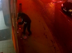 Разбивающий руками двери магазина дерзкий волжанин попал на видео