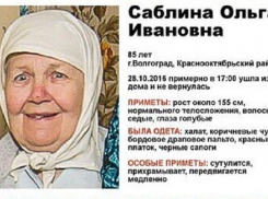 В Волгограде объявлен сбор добровольцев для поисков 85-летней пенсионерки 